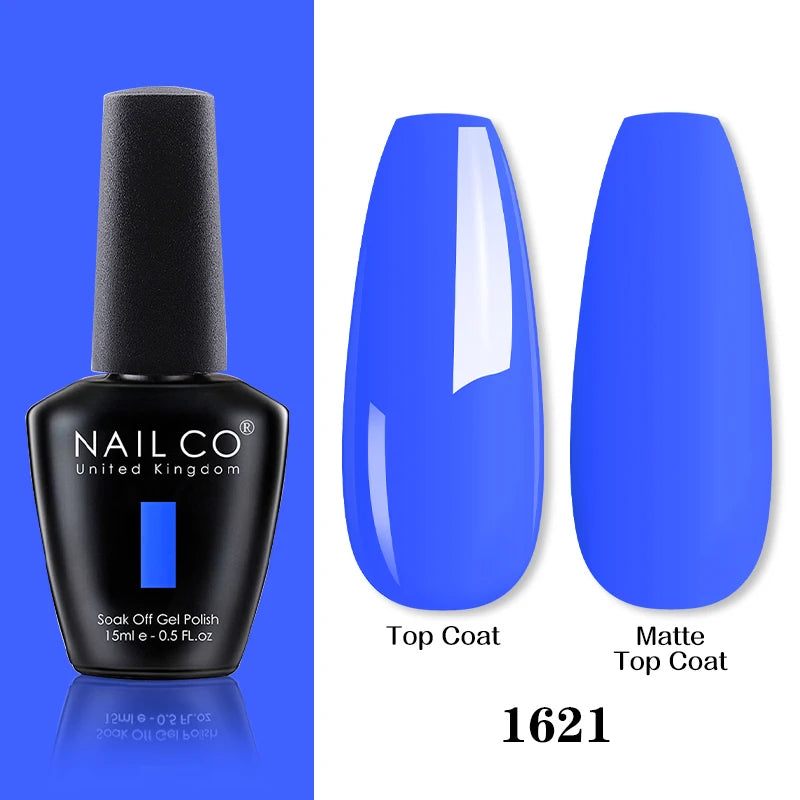 NAILCO 15ML Top coat Base coat Gel nail polish nails art Semi Permanent Lacquer Varnish Hybrid nail supplies for professionals