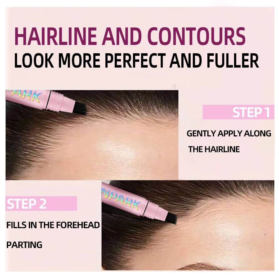 3D Dye Eyebrow Pencil Hairling Anti-smudge Waterproof 3 Colors Black Brown Brush Natural Wild Eyebrow Enhancers Cream Makeup