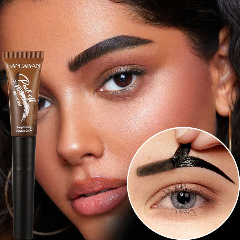 Eyebrow Dye 5-color Peel-off Waterproof  Long-lasting Dye Natural And Easy To Color Beginner-friendly Quick-drying Eyebrow Dye