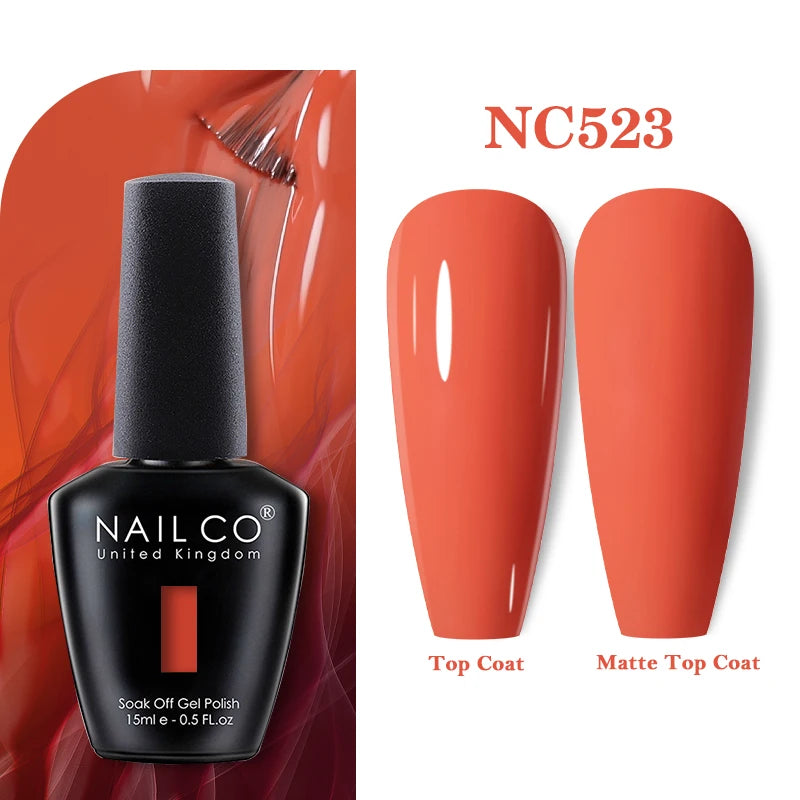 NAILCO 283Colors Gel Nail Polish Top Base Vernis Semi Permanent UV Gel Varnish Nails Art Varnish Hybrid Manicure