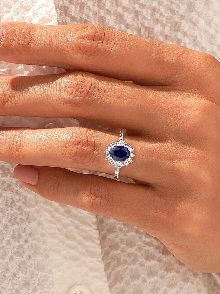 925 Sterling Silver Classic Gorgeous Queen Crown Zircon Ring For Women Engagement Wedding Luxury High Quality Fine Jewelry