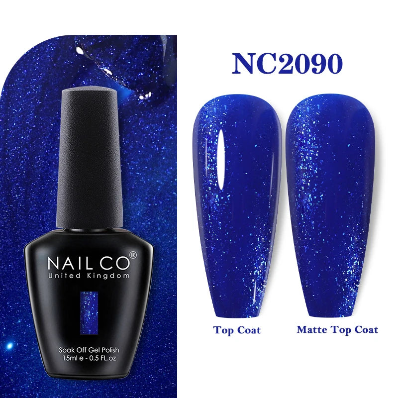NAILCO 15ML Top coat Base coat Gel nail polish nails art Semi Permanent Lacquer Varnish Hybrid nail supplies for professionals