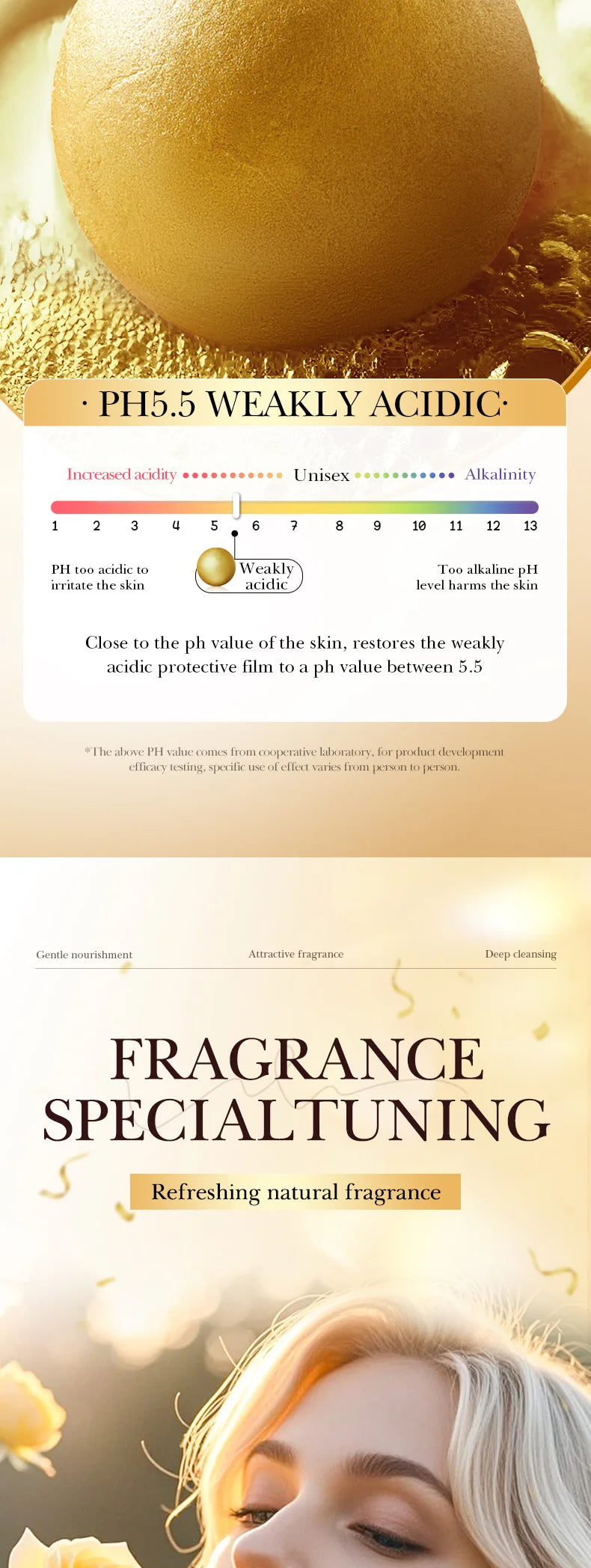 Gold Bath Salt Ball 100g (Sinking Ball) Deep Cleansing Body Bath Salt Ball for Relaxation And Skin Care