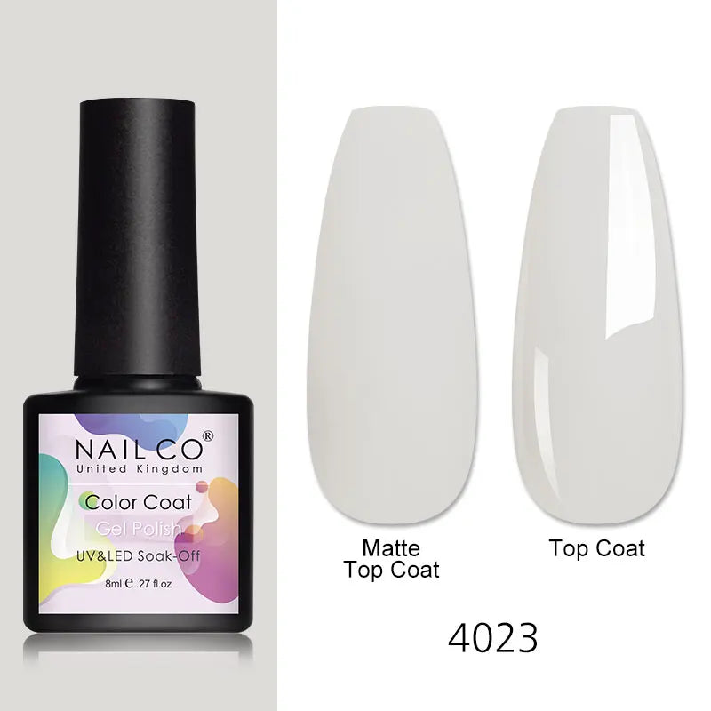 NAILCO 8ml Pink Red Colors Gel Nail Polish Nail Art Varnishes Gel Lacquer Coat LED Nails Manicure Design UV Gel Varnish Soak Off