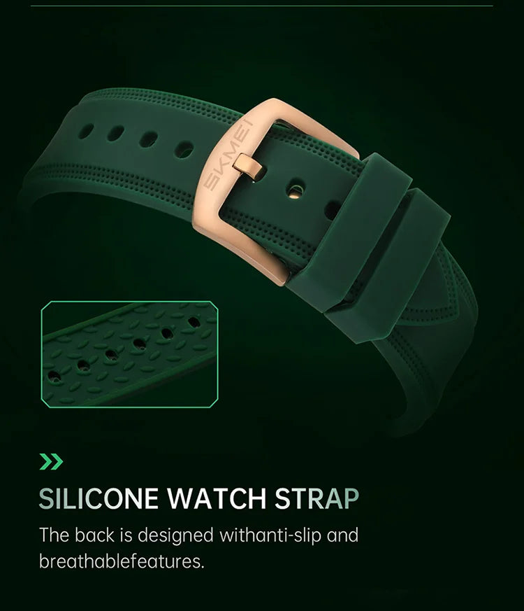 SKMEI Luxury Fashion Design Waterproof Time Clock Watches Male Fashion Cool Movement Quartz Watch For Men Women Date Wristwatch