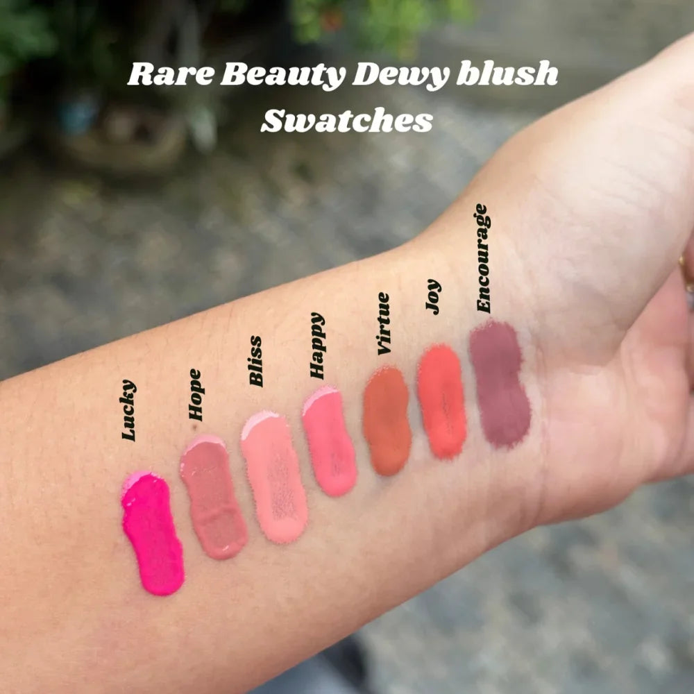 Rare Beauty Lipstick Blush Cream Grace Liquid Blush Waterproof Mositure Face Contour Shadow Blusher Liquid Blusher Plump Makeup