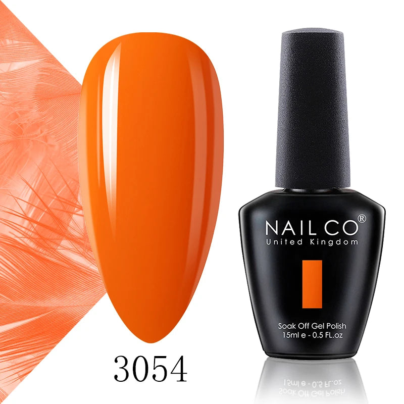 NAILCO 15ml Blue Gel Polish UV Gel Polish Varnish Hybrid DIY Nails For DIY Manicure Semi Permanent Soak Off LED Gel Nail Polish