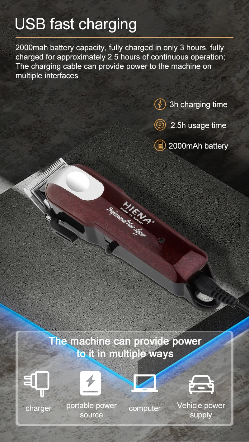 HYN-206 Hair cutting machine Trimmer home appliance hair clipper professional barber machines machine man men's hair clipper ﻿