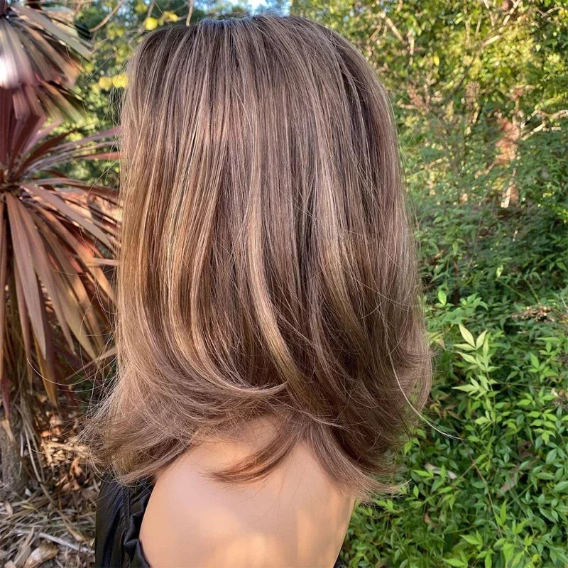 Highlight Blond 28inch 5x5 Silk Base Body Wave Jewish Human Hair Wig With Baby Hair HD Lace European Hair Preplucked Daily