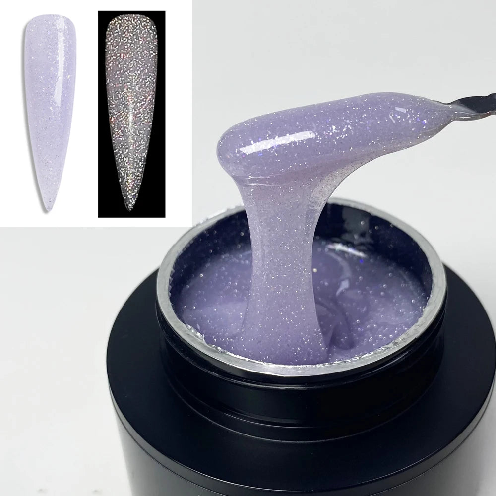 Jillnails 50ml Self Leveling Builder Nail Gel Medium Gel for Nails Extension Building