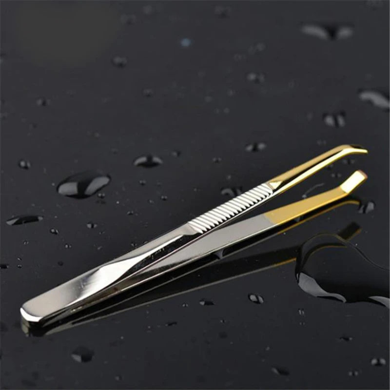 1/3/5PCS  Make Up Tools Pince Epiler Eyebrow Tweezer Stainless Steel Slant Tip Eyes Tweezer Clip For Face Hair Removal