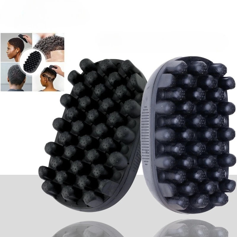 1pcs Professional Curly Hair Sponge Twist Brush Magic African Coil Wave Dreadlock Natural Hairbrush Afro Salon Hair Styling Tool