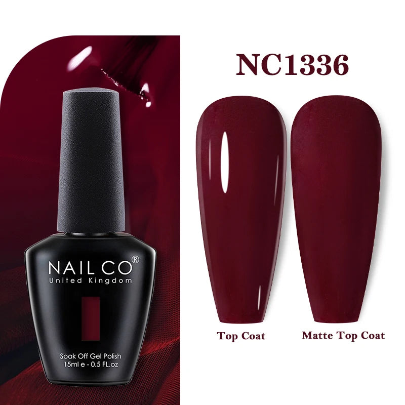 NAILCO 283Colors Gel Nail Polish Top Base Vernis Semi Permanent UV Gel Varnish Nails Art Varnish Hybrid Manicure