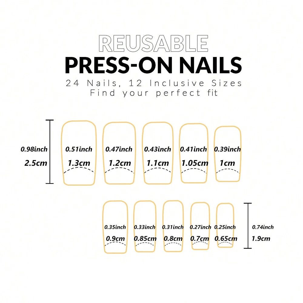 French Style Fake Nails Natural Nude White Tip Glossy Press On Fingernails Nails Art Manicure Set Beauty Many Style for Choose