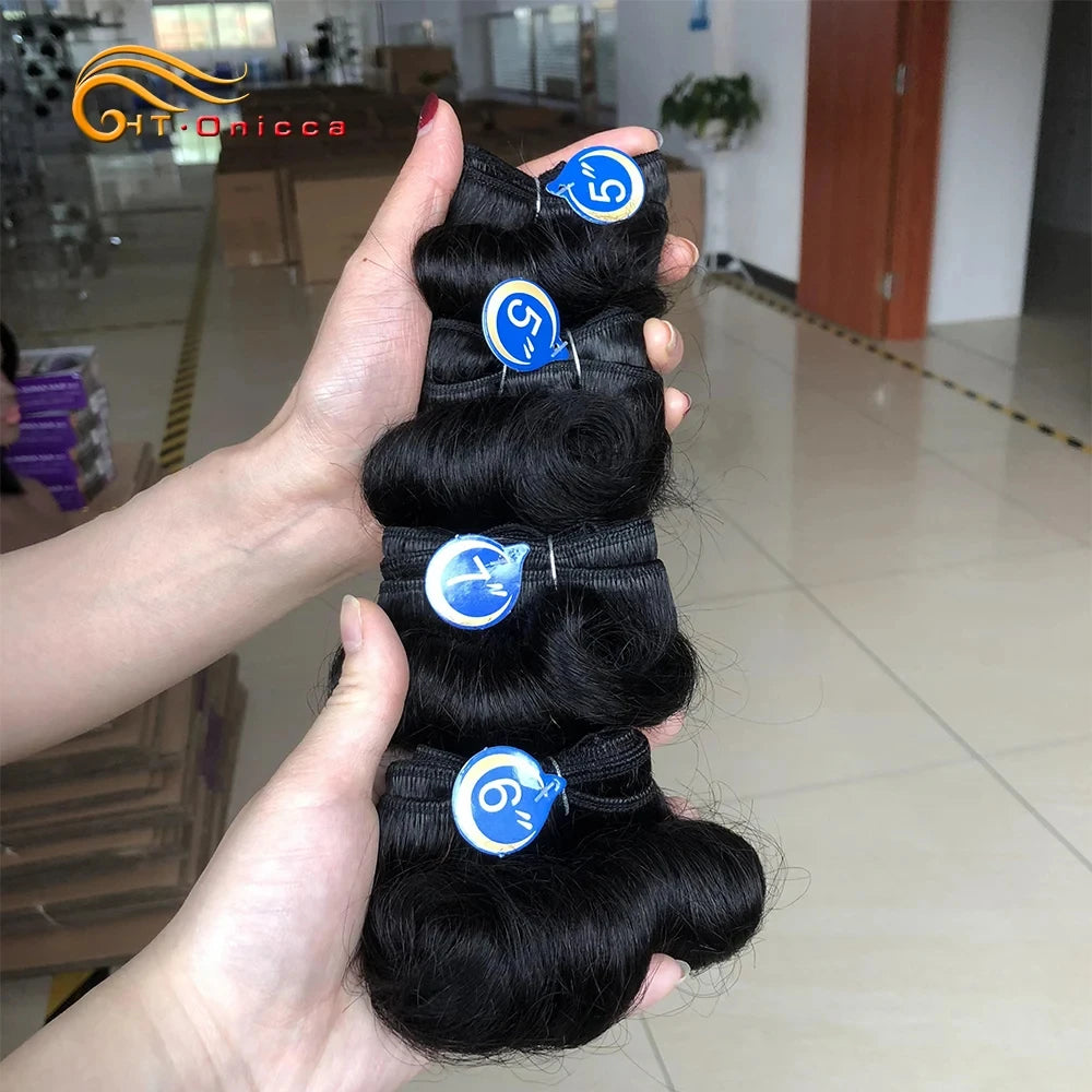 4Pcs/Lot Blonde Curly Bundles 100% Human Hair Ombre Color 1B 27 30 99J Brazilian Remy Hair Weave Bundles Human Hair Extension