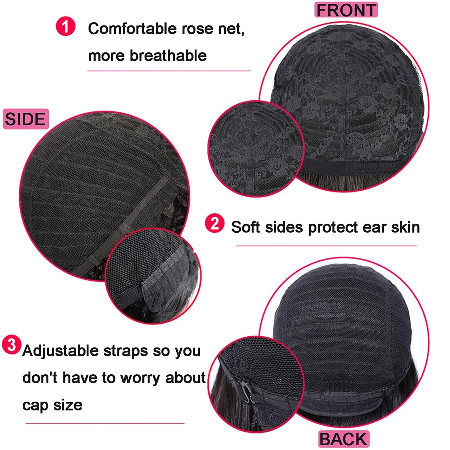 Curly Human Hair Wigs Machine Made Scalp Top Wig With Bangs  200% Density Shoulder-Grazing Curly Wig with Wispy Bangs