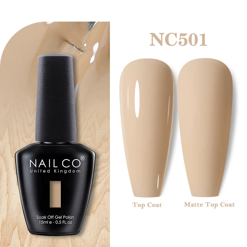 NAILCO 283Colors Gel Nail Polish Top Base Vernis Semi Permanent UV Gel Varnish Nails Art Varnish Hybrid Manicure