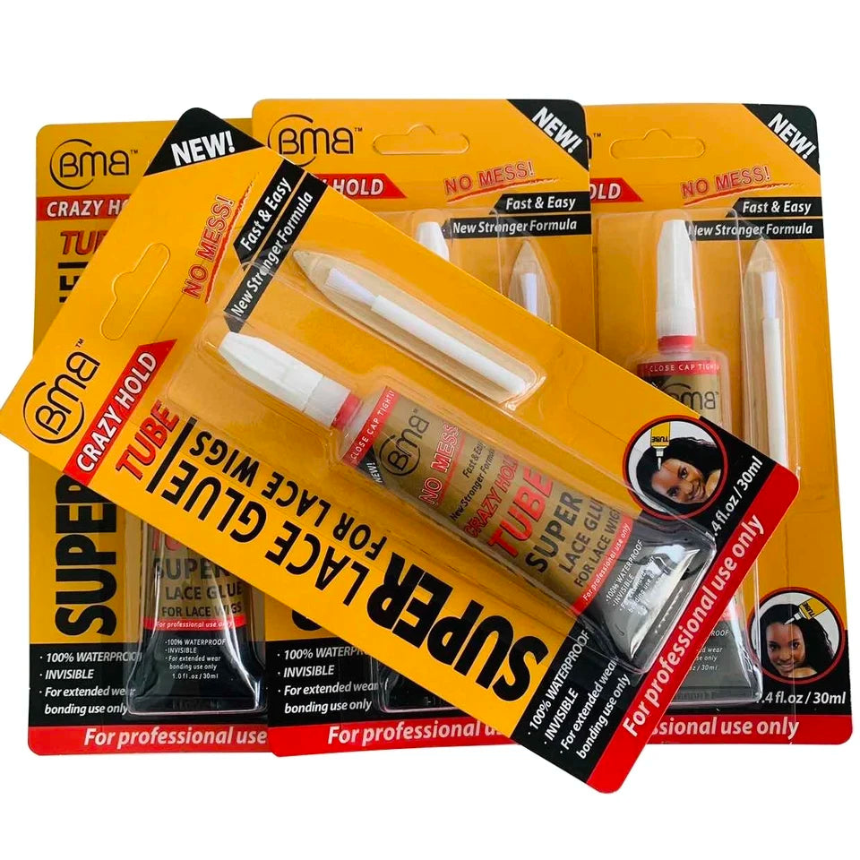 BMB Waterproof Lace Wig Glue Invisible Hair Bonding Glue Strong Hold Wig Adhesive for Toupee Frontal Hairpiece