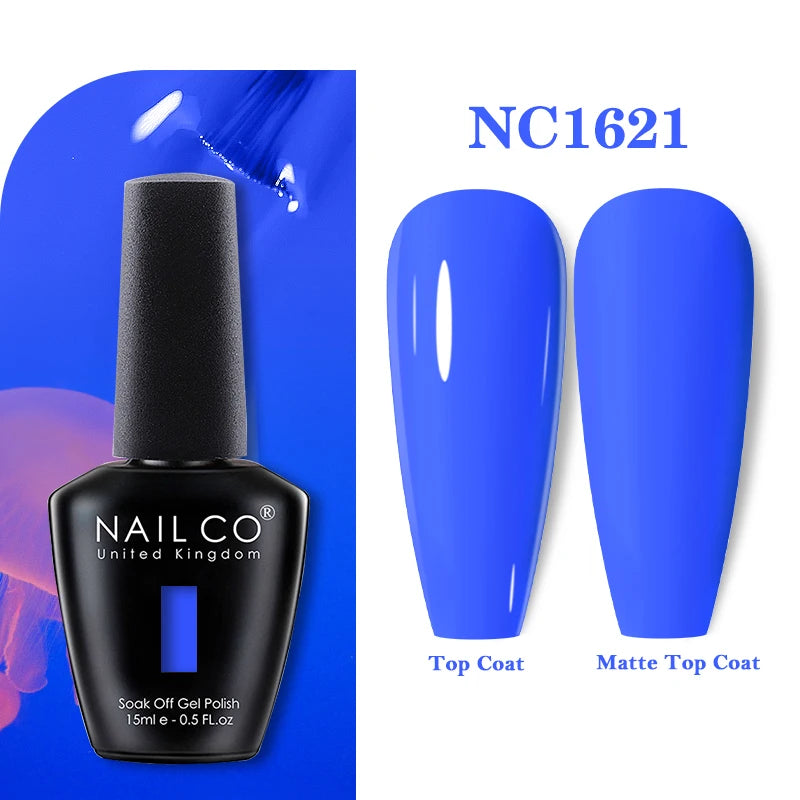 NAILCO 283Colors Gel Nail Polish Top Base Vernis Semi Permanent UV Gel Varnish Nails Art Varnish Hybrid Manicure