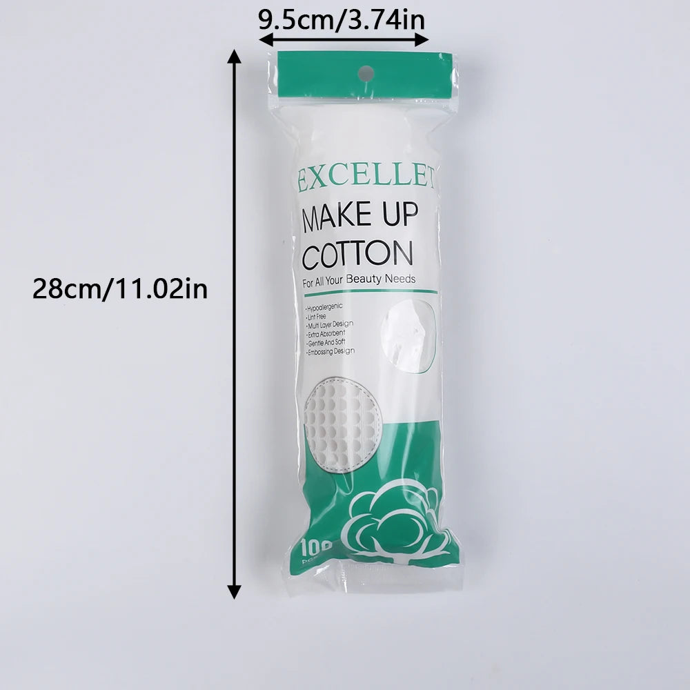 100/200/300/500Pcs/Pack Cotton Rounds Cosmetic Cotton Pads Round Ultra Soft  for Makeup Removal Skin Care Facial Cleaning
