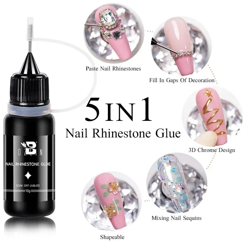 NEW Stain Resistant Gel Top Coat Gel Nail Polish UV Diamond Topcoat No Wipe Sealer Gel Finish Manicure Nail Art Salon Quality