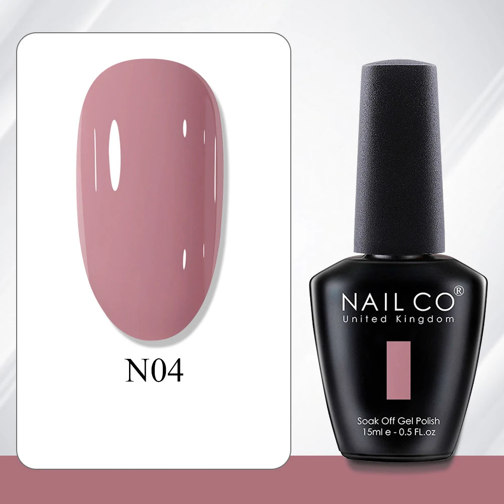 NAILCO 15ml Gel Polish Hema TPO Free Nail Art Semi Permanent UV Varnish Gel Manicure Top Coat Hybrid Gel Glue Nails Supply Ongle