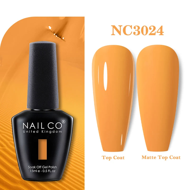 NAILCO 15ml Gel Polish Nail Art Vernis Semi Permanent UV Gel Polish For Manicure Design Hybrid Varnish Summer Nails Products