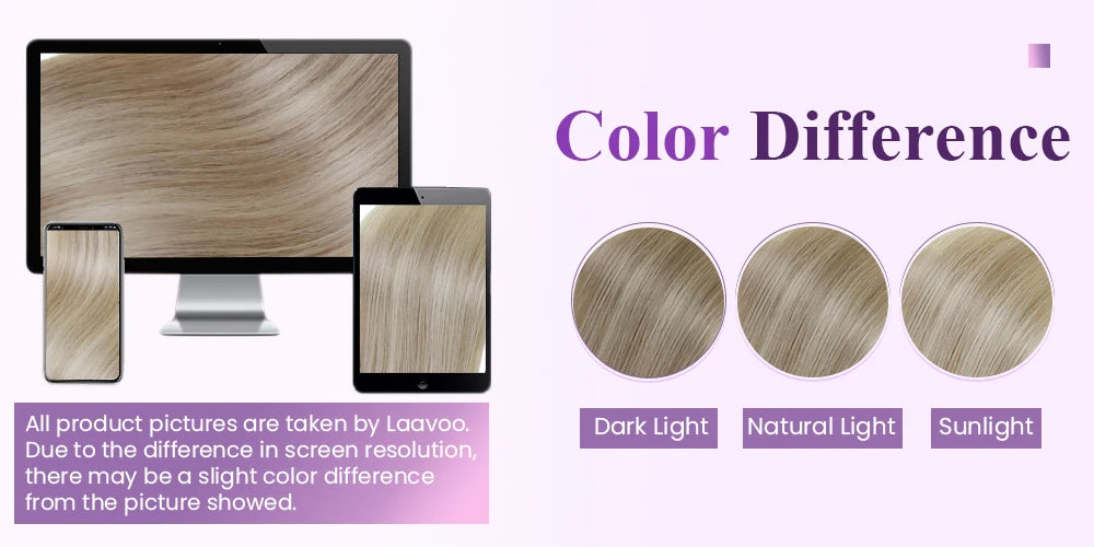 Laavoo Remy Tape in Hair Extensions 100% Real Human Hair Straight Natural 12-24inch 20pcs&40pcs Double Sided PU Skin Weft Hair