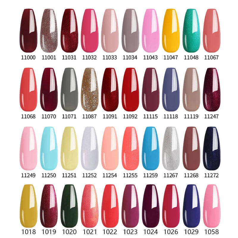 NAILCO Red Colors Series 15ML Nail Gel Polish Nail Supplies Semi Permanent For Nail  Art Manicure Soak Off LED UV Hybrid Varnish