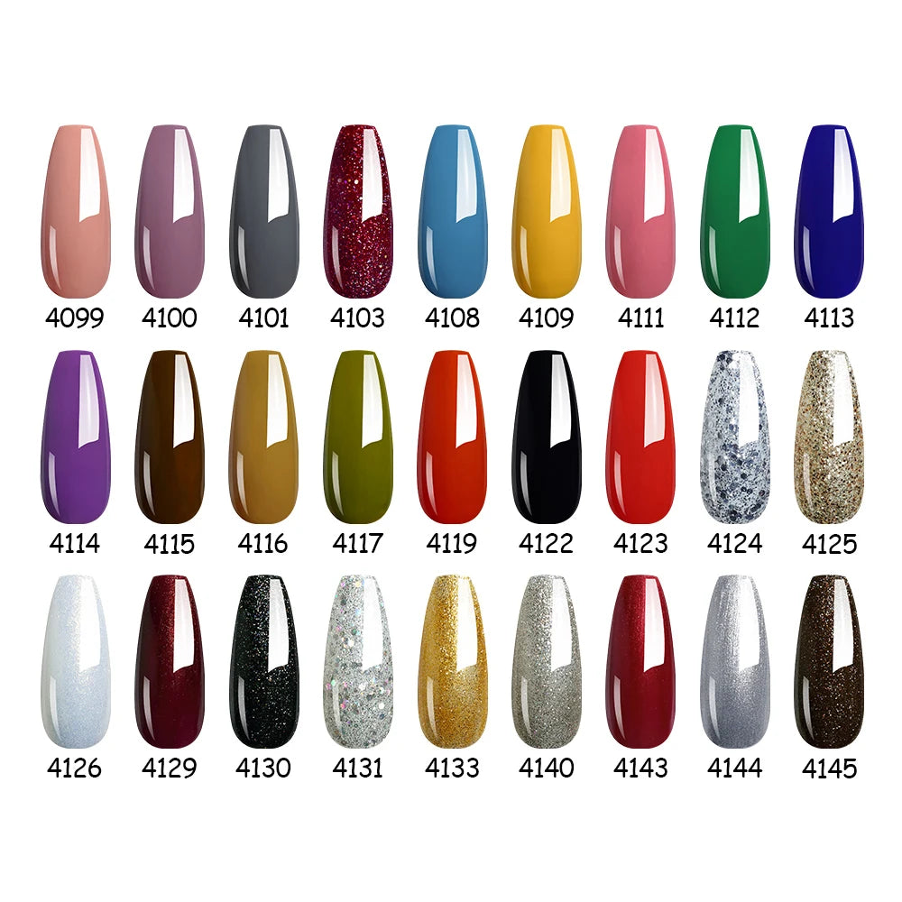 NAILCO 8ml Pink Red Colors Gel Nail Polish Nail Art Varnishes Gel Lacquer Coat LED Nails Manicure Design UV Gel Varnish Soak Off