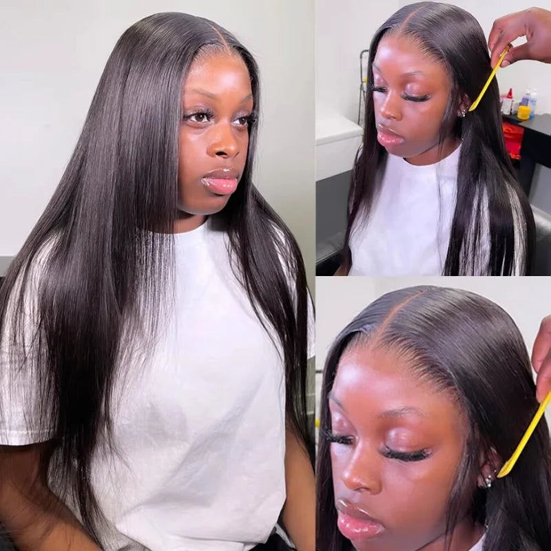 13x4 Lace Frontal Straight Hair - Pre-Plucked Brazilian Lace Closure