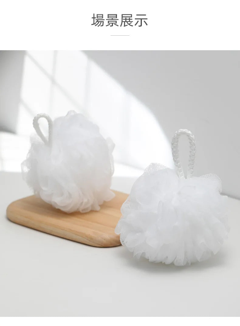 Shower Scrubber Mesh Sponge Body Care Loofah Body Exfoliating Brush Soft Cleaner Skin Scrub Back Brush Bathroom Supplies