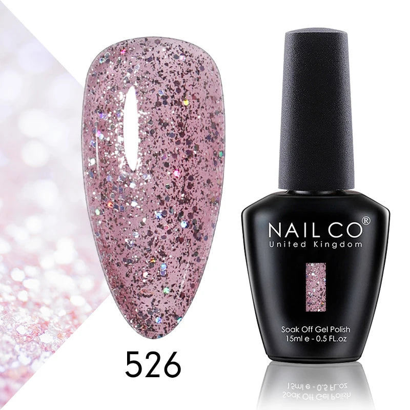 NAILCO 15ml Blue Gel Polish UV Gel Polish Varnish Hybrid DIY Nails For DIY Manicure Semi Permanent Soak Off LED Gel Nail Polish