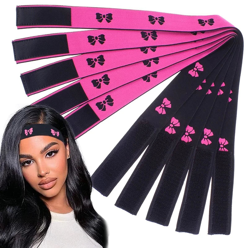 1/10 PCS Elastic Band for Wig Edges Wrap Wig Band Lace Melting Band to Lay Edges Baby Hair Edge Adjustable Wig Melt Bands
