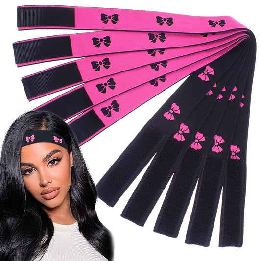1/10 PCS Elastic Band for Wig Edges Wrap Wig Band Lace Melting Band to Lay Edges Baby Hair Edge Adjustable Wig Melt Bands