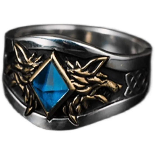 Ruth Ring Decorated with Punk Rings Around the Trend Game