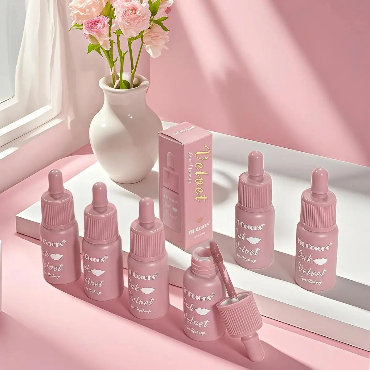 Non Stick Cup Waterproof Lip Gloss Long Lasting Velvet Matte High Pigmented Liquid Lipstick Fast Dry Sexy Lip Mud