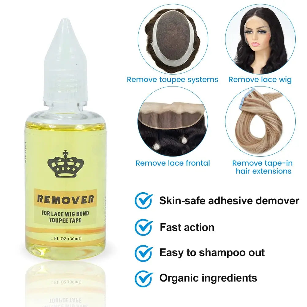 Waterproof Lace Wig Glue For Lace Front Wig 38ml Liquid Adhesive Hair Glue Wax Stick For Wig Lace Tint Spray Elastic Melt Band