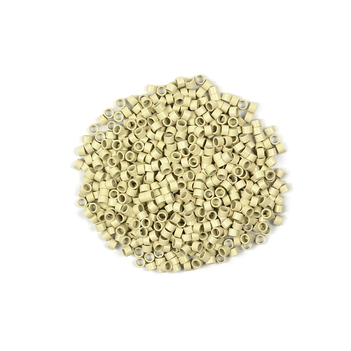 500 Pcs Hair Extension Beads 4.0X2.8X2.8mm 7 Colors Micro Rings/Links/Beads Without Silicone Hair Extensions Tools