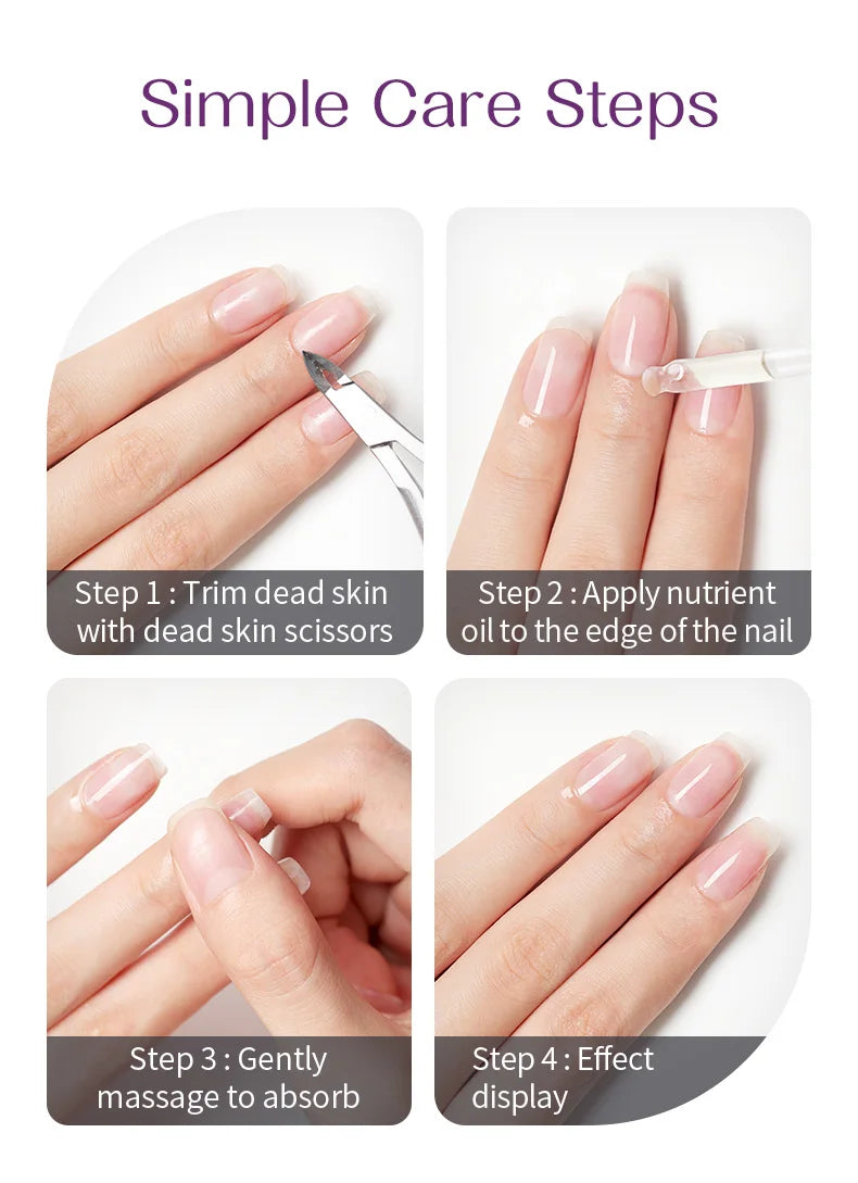 Nails Nutrition Oil & Cuticle Oil Nail Poilsh Care Fruit Flavor Cuticle Manicure Protection Nail Supplies