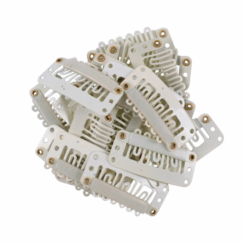 U Shaped Wig Clips Metal Snap Clips for Hair Extensions Barrette Salon Grip Pins Hair Styling Tools Accessory Tool