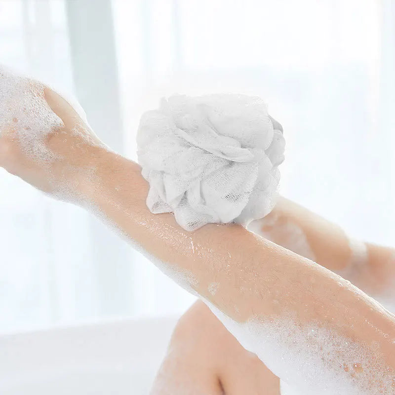 Shower Scrubber Mesh Sponge Body Care Loofah Body Exfoliating Brush Soft Cleaner Skin Scrub Back Brush Bathroom Supplies