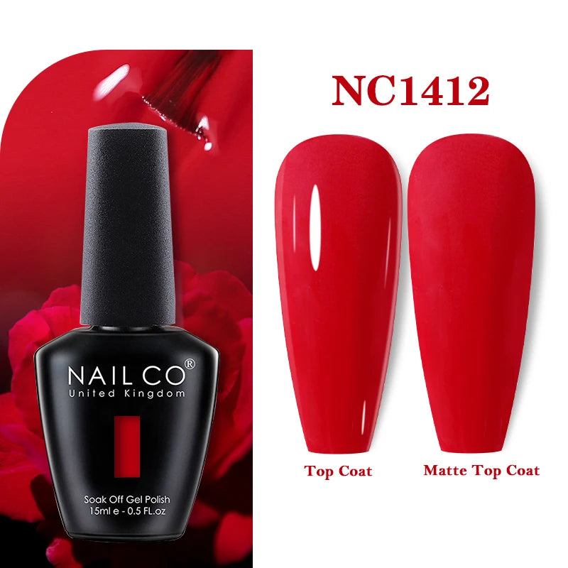 NAILCO 15ml Gel Polish Nail Art Vernis Semi Permanent UV Gel Polish For Manicure Design Hybrid Varnish Summer Nails Products
