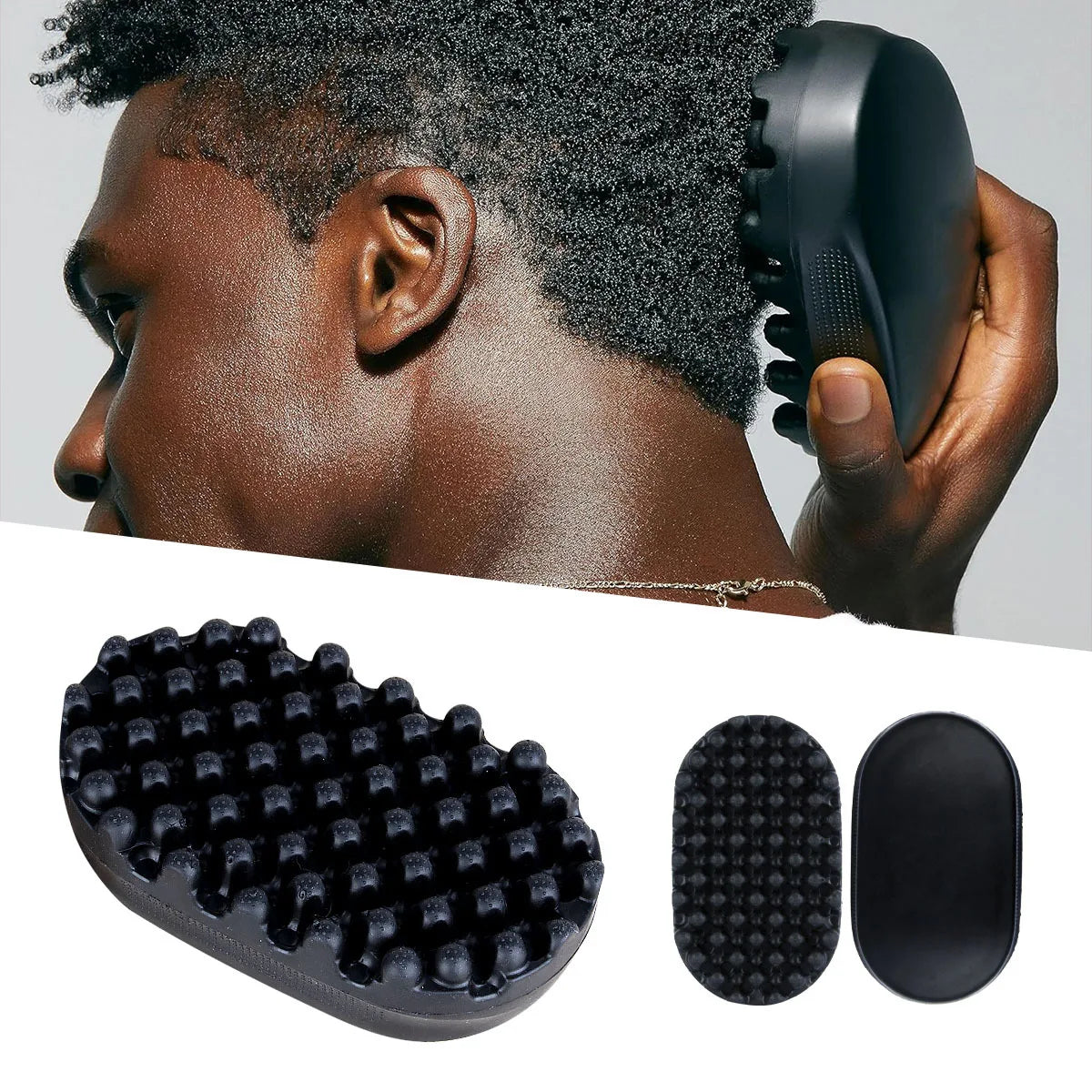 1pcs Professional Curly Hair Sponge Twist Brush Magic African Coil Wave Dreadlock Natural Hairbrush Afro Salon Hair Styling Tool