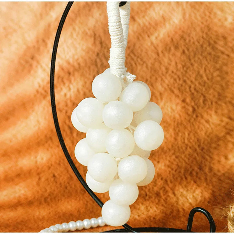 Creative Grape Soap Gift Boxnatural Plant Extraction Pearl Grape Bunches Handmade Soap Bar Bathing Washing Nourishing Skin Soap