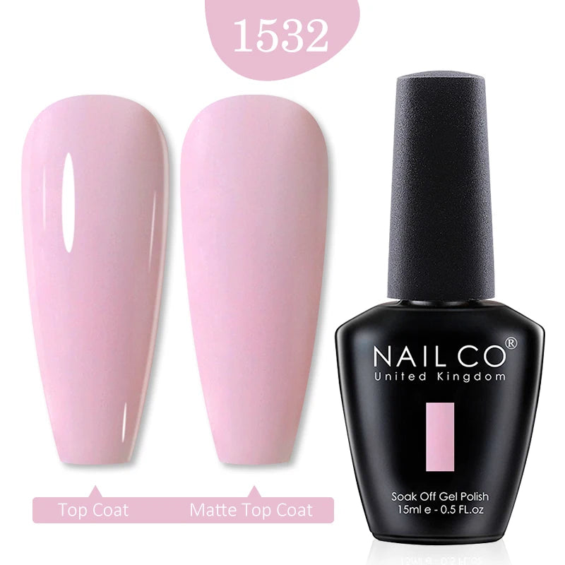 NAILCO Red Colors Series 15ML Nail Gel Polish Nail Supplies Semi Permanent For Nail  Art Manicure Soak Off LED UV Hybrid Varnish
