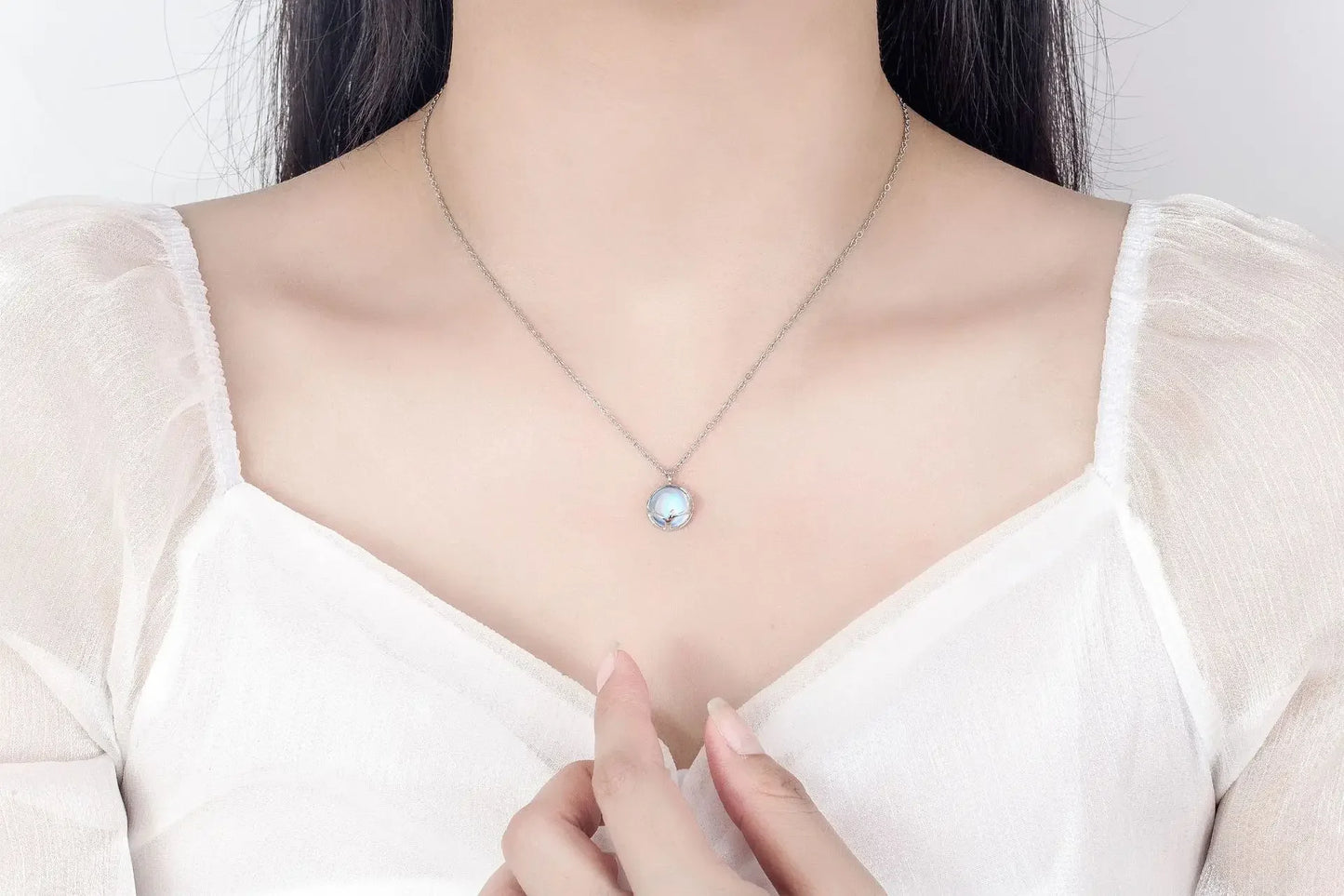 925 Sterling Silver Jewelry Sets Round Antler Crystal Earrings Bracelets Necklace Elegant Christmas For Women