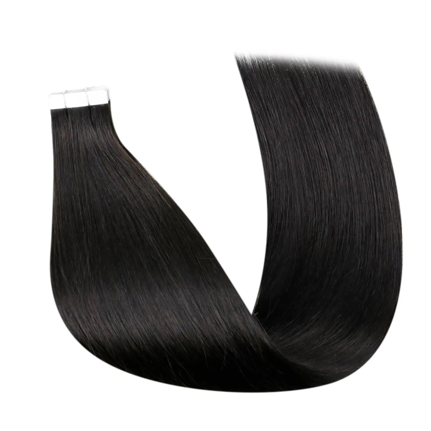 Laavoo Remy Tape in Hair Extensions 100% Real Human Hair Straight Natural 12-24inch 20pcs&40pcs Double Sided PU Skin Weft Hair