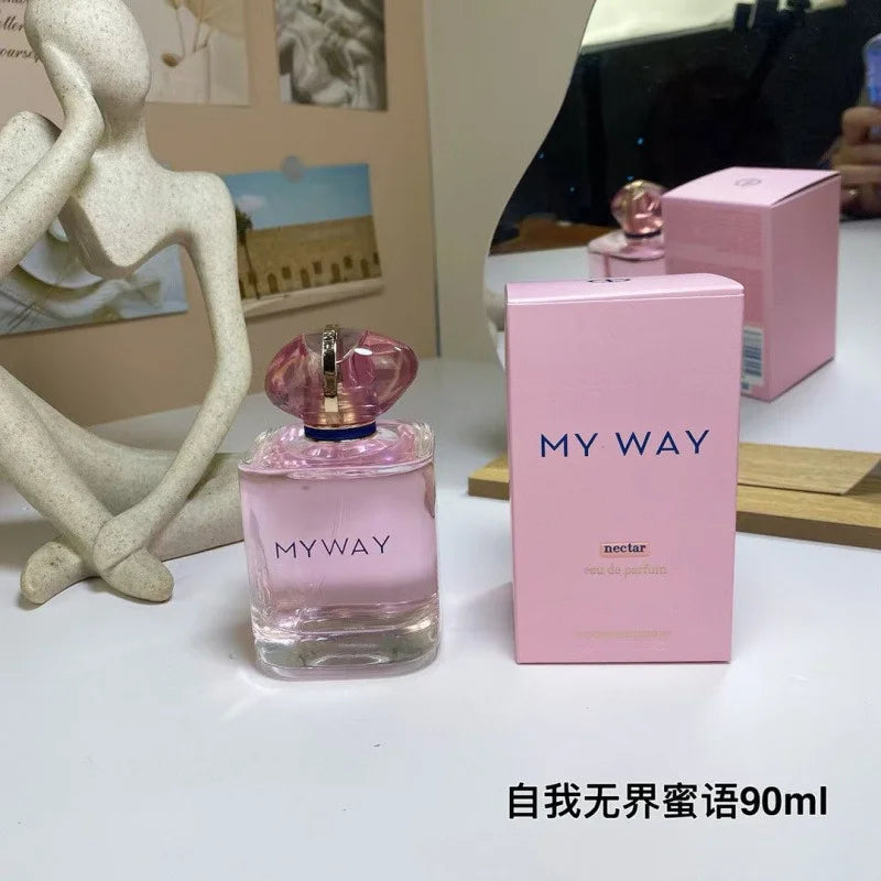 90ML Luxurious Brand Perfume My Way for Women – Hot Long Lasting Flying Sand Fragrance, Ideal Eau De Parfum for Romantic Dating