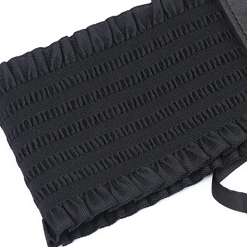 1 Pcs Elastic Belts For Woman Stretch Wide Belt Tassels Elastic Buckle Wide Dress Corset Waistband Women's High Waist Belt